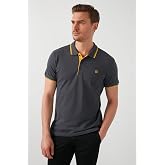 Buratti %100 pamuk d&uuml;ğme şeridi Regular Fit Polo Erkek Polo Ceket T Shirt 5902118
