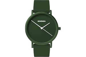 Sekonda Palette Ladies 36mm Quartz Watch with Analogue Display, and Silicone Strap