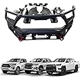 OZTSR 4x4 Off Road Bull Bar Front Bumper Replacement Compatible for Toyota Hilux 2016-2023 Heavy Duty Steel Ranch Hand Winch Bumper and Bumper Delantero Designed for Ultimate Durability and Style