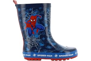 Leomil Spiderman Botte de Pluie Enfant Bottes, Pour les jours humides