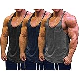 Muscle Cmdr Canotte Uomo Palestra,Canotte Bodybuilding Stringer, T-Shirt Fitness, Sportivo Tank Top