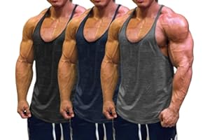Muscle Cmdr Canotte Uomo Palestra,Canotte Bodybuilding Stringer, T-Shirt Fitness, Sportivo Tank Top