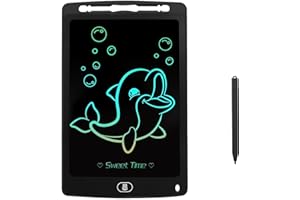 Yangers LCD Schreibtafel Kinder Zeichenbrett mit Speicher, 10 Zoll große Digitale elektronische Ewriter Notizblock Zeichnung Memo Nachricht Grafik Board mit Stylus Pen (schwarz)