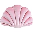 Shell Pillows Clam Pillow Floor Cushion Multifunctional Throw Pillow for Couch Bed Wear Resistant Themed Housewarming Gift Cute, Pink