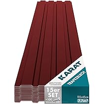 Firstblech Aluminium 2m - 0,8mm Stark, Farbig, Für Dachfirst