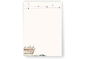 ZARTBESAITET.COM SCHÖNE PRODUKTE AUS PAPIER Papier à lettre « Gartenglück » (20, format A4)