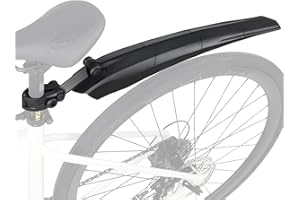 GRELiving Fenders Bike Mudguard Set, Portable Adjustable Road Mountain Bike Bicycle Cycling Tires Front and Rear Mud Guard Fenders for MTB Mountain Road Bike