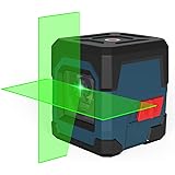 Kreuzlinienlaser, RockSeed Grüner Selbstnivellierend Linienlaser 15M±0,2 mm/m, Drehbar Vertikale/Horizontale Grün Laser Level