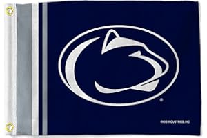 Rico Industries NCAA Penn State Nittany Lions - Bandera estándar de utilidad – Doble cara – Ideal para barco/carrito de golf/hogar, etc.