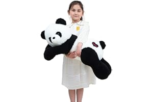 Aiuidun Giant Panda Bear Stuffed Animal Plush Toy Cute Large Panda Soft Hugging Pillow for Kids Girlfriend Sleeping Cushion Gift (80cm/31.4inch)