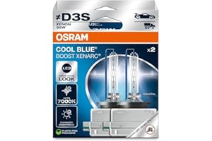 OSRAM XENARC Cool Blue Boost, D3S, Xenon Headlight Lamps, 7000K, Hanging folding box (2 lamps), offroad use only