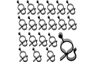 TSUWNO Markisenhaken,20Pcs Kederleiste Haken, Markisenhaken Vorzelthaken Markisen Haken Kederschiene Haken Markisen Haken Tragbare RV Kederschiene Camping Zubehör für Wohnwagen Wohnmobil Camping