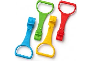 JoyLife Box-ringar för barn, 4 stycken handtag för barn, förtjockade uppgraderade versioner hängande ring baby lekhage, sängr