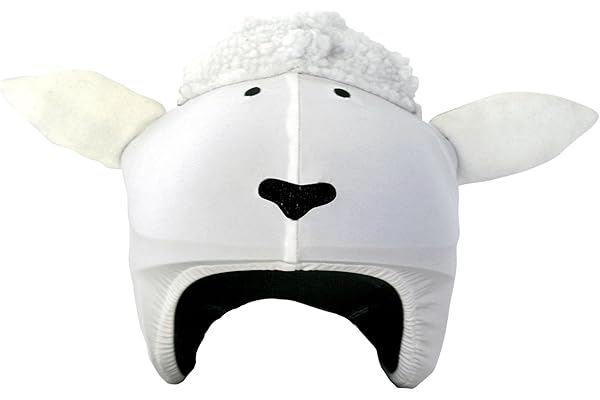 COOLCASC® Animaux - Couvre Casque Ski - Housse Lycra Extensible et Amusante - Accessoire Ski & Snowboard - Taille Unique