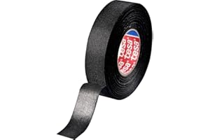 ANGELKISS tesa 51025-00002-10 Ruban adhésif toilé noir (L x l) 25 m x 19 mm 1 pc(s)