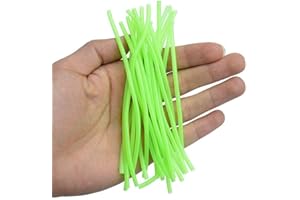 Danlai 40pcs Angeln Angeln Leucht Rohr Linie Tiefsee Angeln Weiche Linie Rohr Angeln Crimp Hülse Für Anlocken