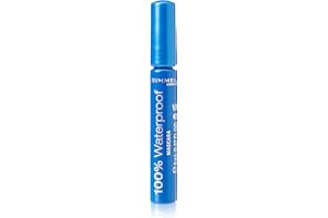 Rimmel 100% Waterproof Long-lasting Mascara, Black, 8ml