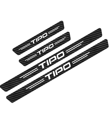 SANQIUTOU Acciaio Inox Battitacco per Auto Sticker Protezione Davanzale della Porta Protezione AntiGraffio Soglia Styling per Fiat Tipo Kombi 358 I