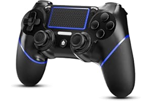 CHEREEKI Wireless Controller for PS4, Bluetooth Controller Compatible with PS4/Pro/Slim Game Controller Remote Joystick Gamepad with Double Vibration, Touchpad, Audio Jack, Six-axis Senso, Screenshot