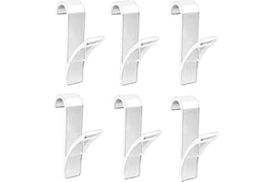 ZIRANEE Ganchos para Radiador,6 PCS Transparente Percha de Gancho Riel de Toalla con Calefacción Ganchos de Radiador Redondo para Riel de Toalla de Plástico para Gancho Tubular para Baño