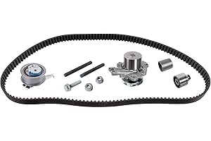 febi bilstein 104866 kit cinghia distribuzione pompa acqua, 1 unità