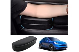 Coleya Scatola Portaoggetti per Braccioli Auto Compatibile con Tesla Model 3 2018-2023 Model Y 2020-2023, Supporto per Bracciolo Regolabili per Console Centrale Maniglia della Porta (Nero)