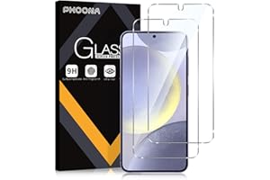 Phoona Ochraniacz ekranu do Samsung Galaxy S24 5G, 2 sztuki ze szkła hartowanego, ochraniacz ekranu do Samsunga S24, twardość 9H, bez pęcherzyków, odporna na zarysowania (6,2 cala)