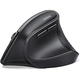 UGREEN Wireless Ergonomic Mouse 2.4G Vertical Bluetooth Mouse 4000 dpi | Silent Compatible with Laptop Windows macOS Linux