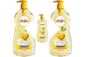GENERISCH 3x Dalin Baby Shampoo 400ml Haarshampoo shampoo für Babys shampo Haarpflege