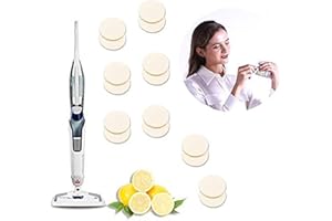 LeFix Lot de 16 disques parfumés pour balai vapeur (parfum citron) compatibles avec les séries Bissell Powerfresh et Symphony, y compris les modèles des séries 1940, 1440, 1132, 1543 et 1544