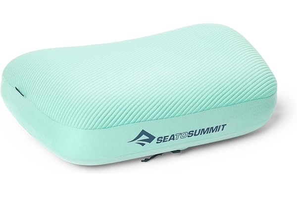 Sea to Summit – Aeros Memory Foam campingkudde – uppblåsbar premium | Ultralätt, uppblåsbar resekudde med ett överskikt av minnesskum och mjukt stretch-stickat yttermaterial ger