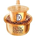 iD Filter Coffee Decoction – Brew Coffee – 80% Coffee Blended with 20% Chicory – One Serving per Sachet – 150ml X 4 Pouch - Total 4 Pouches