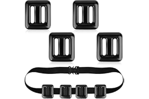 PEUTIER 4pcs Scuba Weights Belt, 0.5kg/1.1lb Scuba Diving Weight Belt Nylon Dive Belt with Metal Quick Release Buckle for Spear Fishing Free Diving