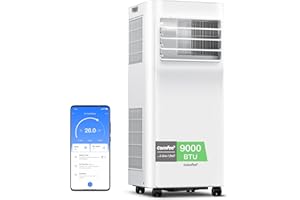COMFEE Pingüino Aire Acondicionado Portátil 9000 BTU/2300 Frigorías Breezy Cool Pro – Climatizador sin unidad exterior, Bajo Consumo, App Control y Kit de Ventana – Refrigera, Ventila y Deshumidifica