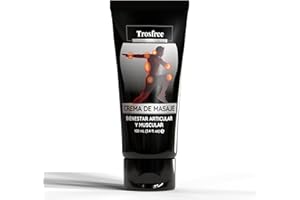 TROSFREE - Crema Antiinflamatoria sin Dolor Muscular 100ml - Arnica Crema Antiinflamatoria - Crema Dolores Musculares y Articulaciones - Crema Calentamiento Muscular - Crema de Arnica Antiinflamatoria