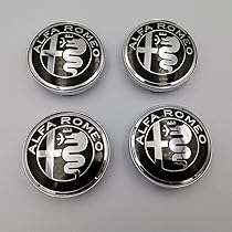 Adesivi Logo Alfa Romeo Nero 3D 21 Mm - Linea Originale - Foto 13