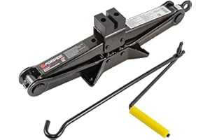 FORSAGEPOL Forsage Scherenwagenheber, Tragkraft bis 2000 kg, Wagenheber für Werkstatt und Hobby, gefertigt aus Qualitätsstahl KFZ HÄLLE TRAPEZLECHER 2T GUMA