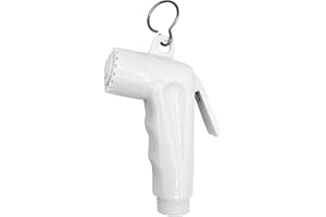 Shop SoftAir® Alcachofa de ducha blanca o cromada de ABS, botón de palanca, alcachofa con anillo de apoyo para barco, barco, yate, fabricado en Italia