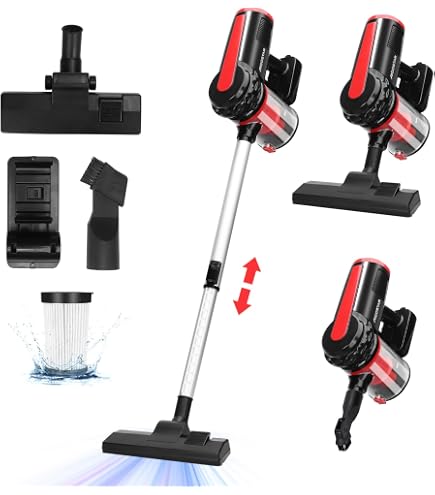 Scopa Elettrica Senza Fili Anluomafuy Aspirapolvere Senza Fili 2 In 1 - Aspira E Lava, 5000Pa, 30min Autonomia, Serbatoio 500ml Aspirapolvere Lavapavimenti Potente - 13