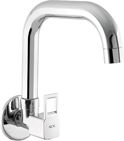 Essco Sink Cock with Swinging Spout (Wall Mounted Model) with Wall