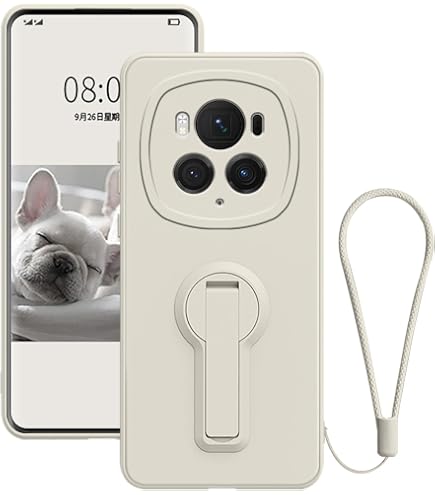 MOJIA Hülle Für Honor Magic 6 Pro – Dünn, Mit Kartenhalter & Haltering (Lila)