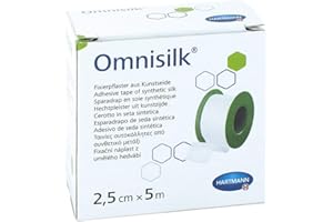 HARTMANN 9004312 Omnisilk plaster do szpuli, 5 m x 2,5 cm