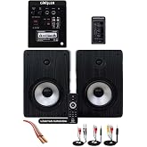 Maxword RM-500 Active Studio Reference Monitor 5 INCH DUAL Bluetooth USB 180 Watt