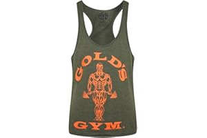 Gold's Gym Fitness Canotta Allenamento Muscolare Premium Joe Stringer Vest, Vestaglia Uomo