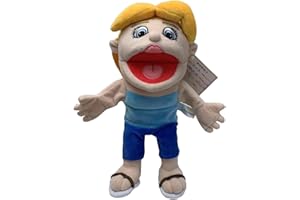 NEAMOU Jeffy's Mom/Dad/Classmates Puppet SML Toys | 17" Soft Hand Puppets Plush Toys | Silly Ventriloquist Stuffed Doll Hand Puppet Toy for Kids Role-Play, Preschool, Storytelling