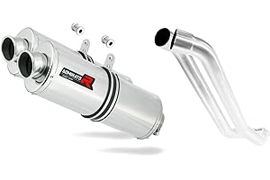 DOMINATOR EXHAUST SYSTEM XL 1000 V VARADERO Marmitta racing OVAL Dominator Exhaust Terminale di Scarico Silenziatore 1999 2000 2001 2002 2003 2004 2005 2006 2007 2008 2009 2010 2011 2012 2013 2014 2015 2016