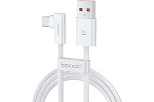 toocki Kabel USB C 1.5M, kabel do szybkiego ładowania USB C, nylonowy kabel USB A vers USB C, do iPhone 16 Pro Max, Galaxy S24 S23 S22 S21 S20 S10 S9 S8 Note10, Huawei P60, Xperia, OnePlus
