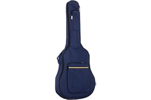 TRIXES Sac de Guitare avec Bretelles - Étui rembourré imperméable à l'eau - Basse, Acoustique et Sac de Guitare Classique - Parfait pour Voyager