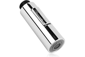 SUUOSL Embout Robinet Cuisine Douchette, Adaptateur Robinet Cuisine, 2 Modes de Robinet Pulvérisateur Extractible, Économiseur d'Eau, Installation Facile