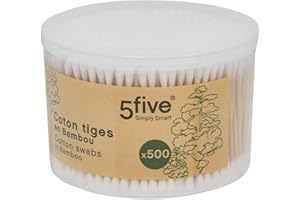 5 FIVE SIMPLY SMART 500 x patyczki higieniczne, bambusowe